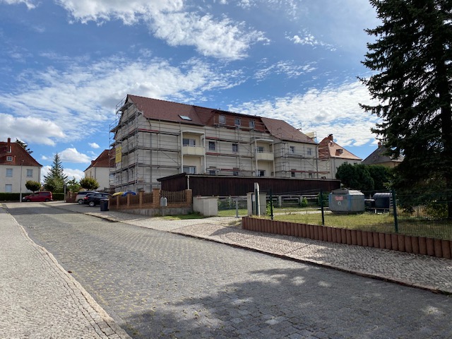 Ein Haus in der Sanierung